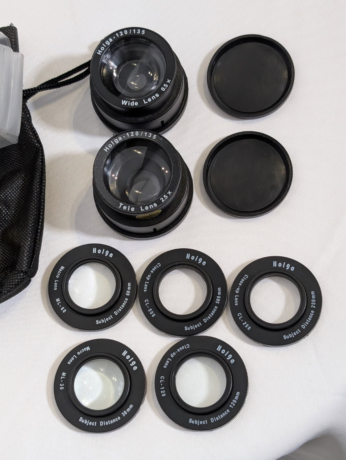 Holga Lens Set for 120/135 Cameras Wide Tele Macro Kit - Image 2