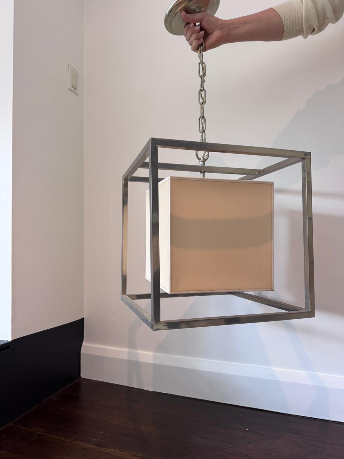 Visual Comfort & Co. Darlana Small Square Lantern Pendant Light - Image 3