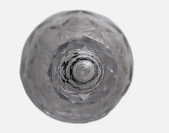 Vintage Cut Crystal Glass Decanter - Hobstar & Pinwheel Pattern - Image 4
