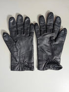 Classic Black Leather Winter Gloves - Soft Lined - Image 2