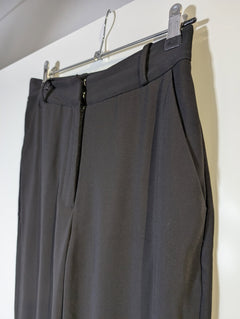 Zimmermann High-Waisted Tapered Trousers Black Size 0 - Image 2
