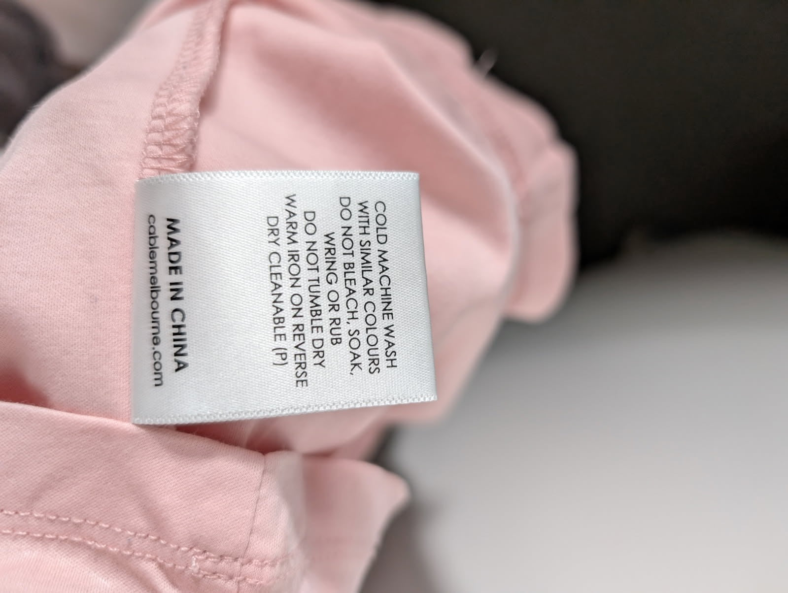 Cable Melbourne Rolled Sleeve T-Shirt Pink Size 14 - Image 2