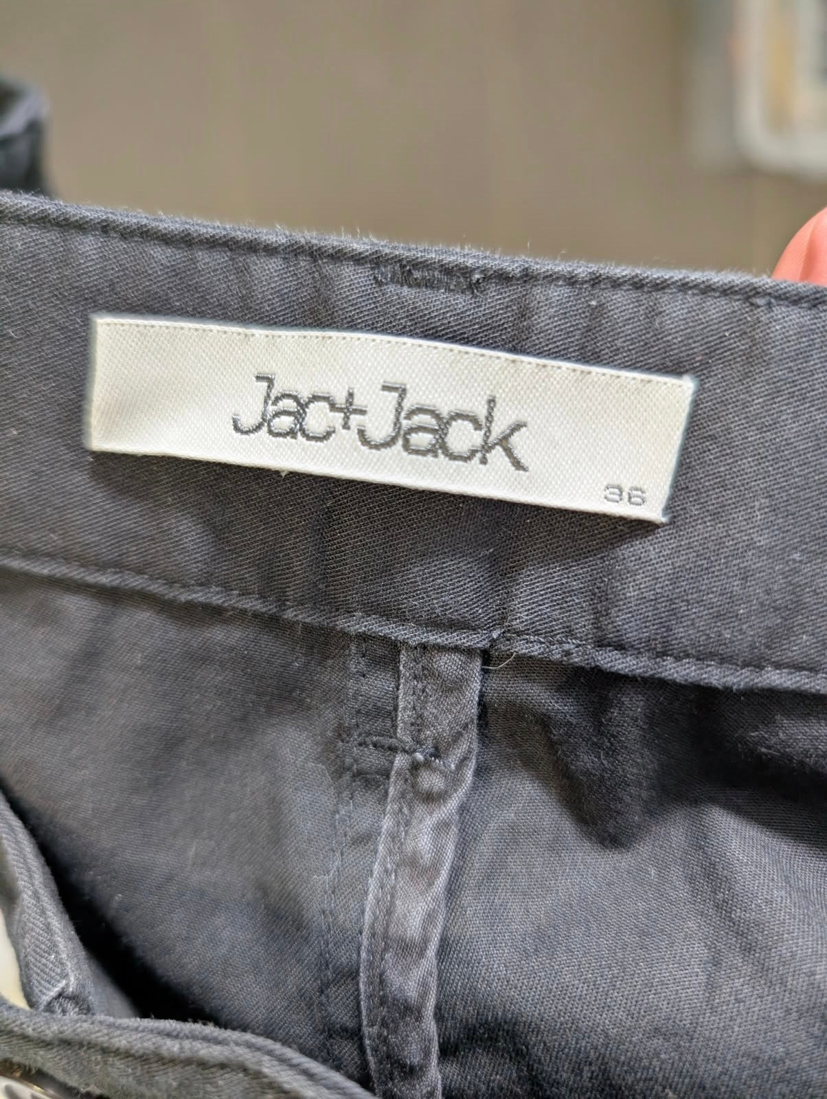 Jac+Jack Men's Black Chino Pants - Size 36 - Image 3