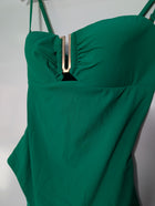 Unbranded U-Bar One-Piece Swimsuit Emerald Green - Image 2