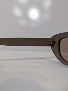 Luv Lou The Gia Sunglasses Brown Handcrafted Acetate Frames - Image 2