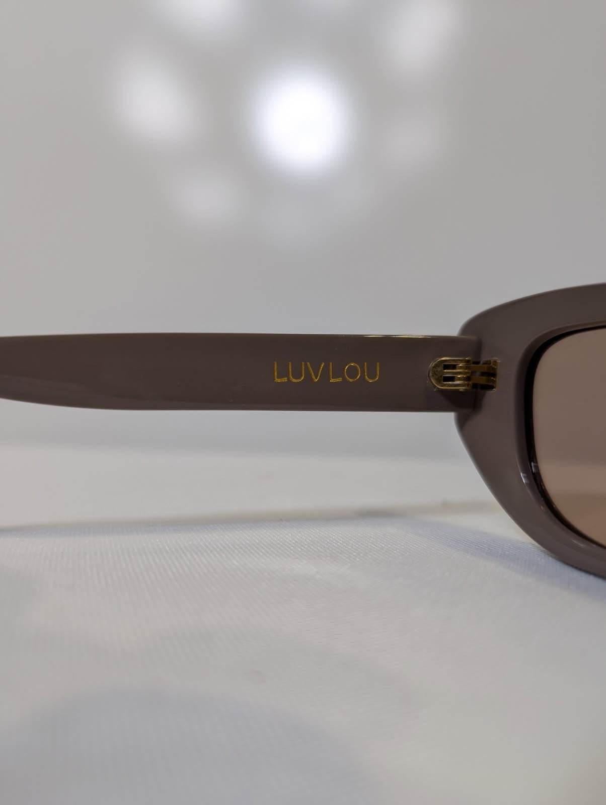 Luv Lou The Gia Sunglasses Brown Handcrafted Acetate Frames - Image 2