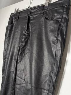 Witchery Women's Coated Skinny Jeans Black Size 14 - Image 3