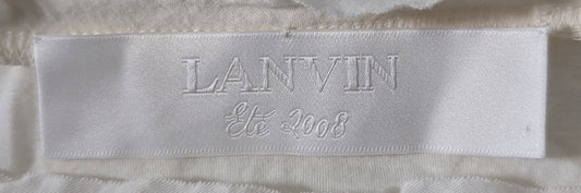Lanvin Eté 2008 White Cotton T-Shirt - Size S - Image 2
