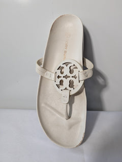 Tory Burch Miller Cloud Sandals Cream Women's US 10 - Image 2