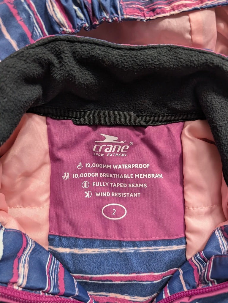 Crane Snow Extreme Kids Winter Jacket Multi-colour Size 2 - Image 2