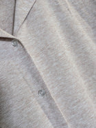 Elka Collective Ribbed Button Down Shirt Beige Size 10 - Image 3