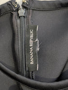 Banana Republic Black Scalloped Mini Dress - Sleeveless - Image 3