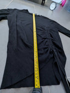 Marcs Long Sleeve Sweater Black With Ruched Side Detail - Image 2