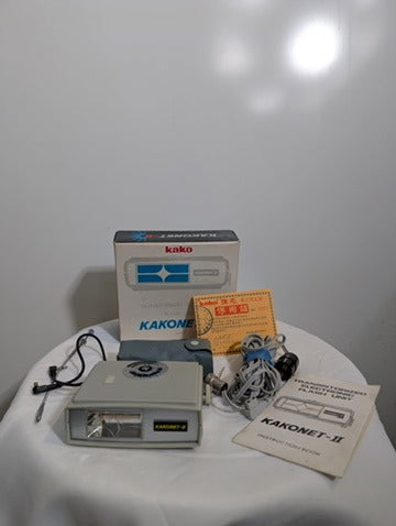 Kako Kakonet-II Transistorized Electronic Flash Unit Vintage Grey - Image 2