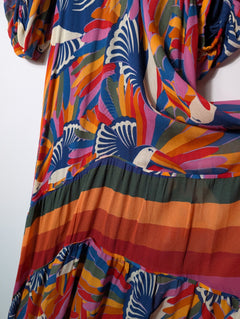 Farm Rio Mixed Prints Maxi Dress Multicolour Size S - Image 2