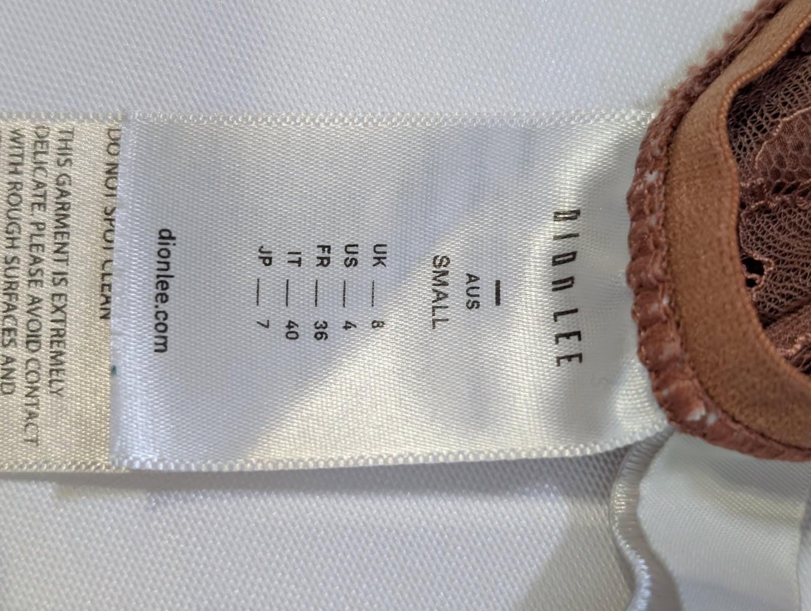 Dion Lee Knit Crop Top Rust Brown Size Small - Image 3