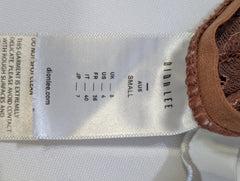 Dion Lee Knit Crop Top Rust Brown Size Small - Image 3