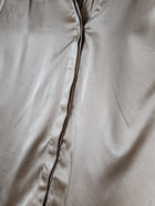 Peter Werth Silk Button-Down Blouse Gold Size 10 - Image 2