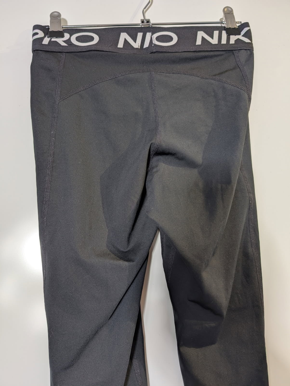 Nike Pro Women's Training Leggings Black Mid-Rise Size S - Image 2