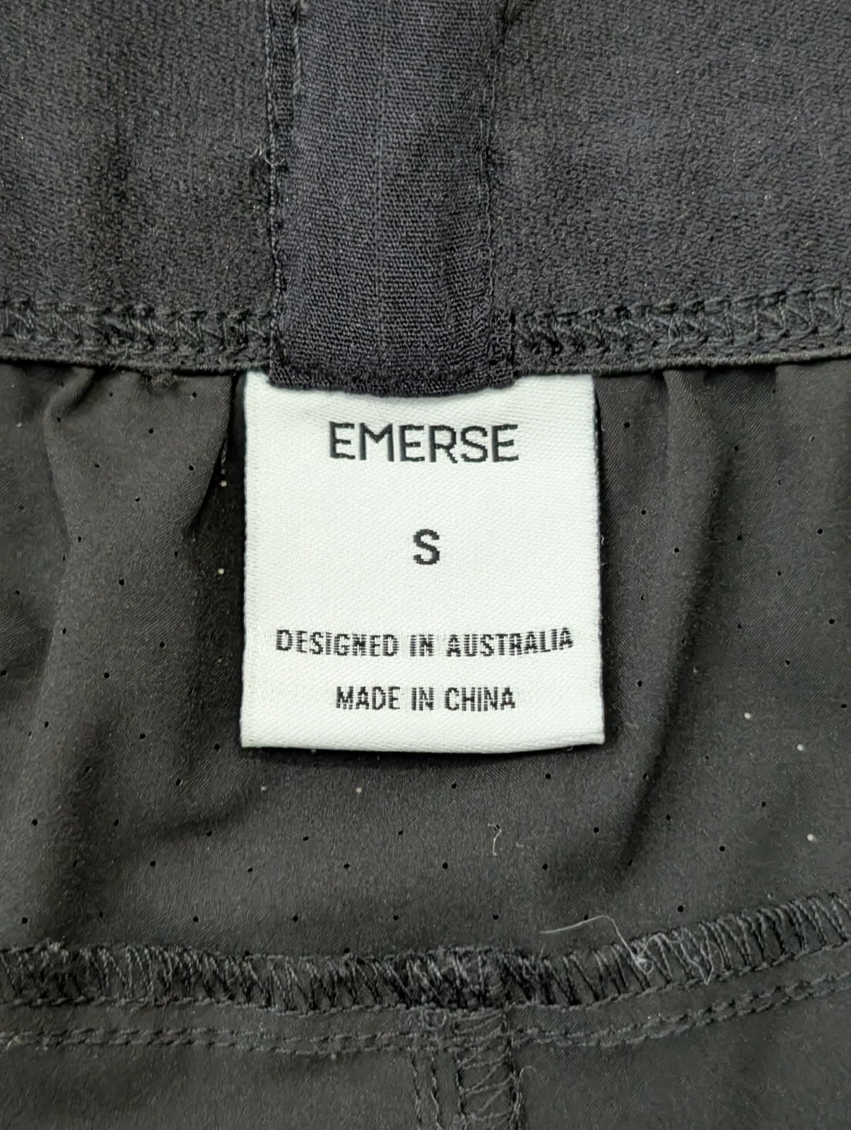 Emerse Performance Training Shorts - Black Men's Size Small - Image 3