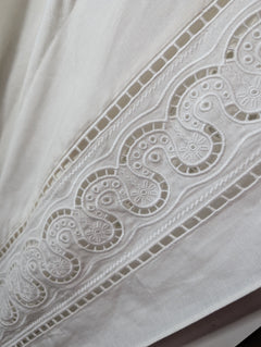 Jonathan Simkhai Lace Trim Kaftan Cover-Up White Size S - Image 2