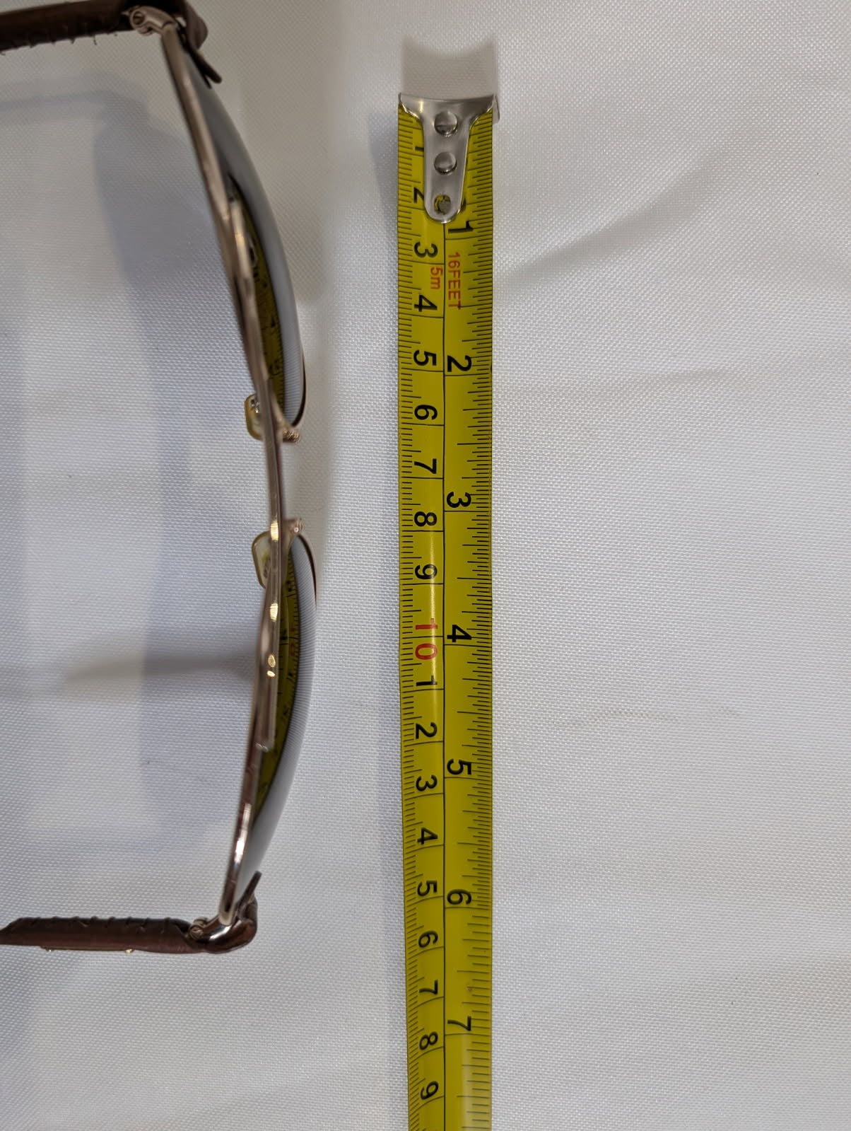 Chloé Aviator Sunglasses - Brown and Gold Tone - Image 3