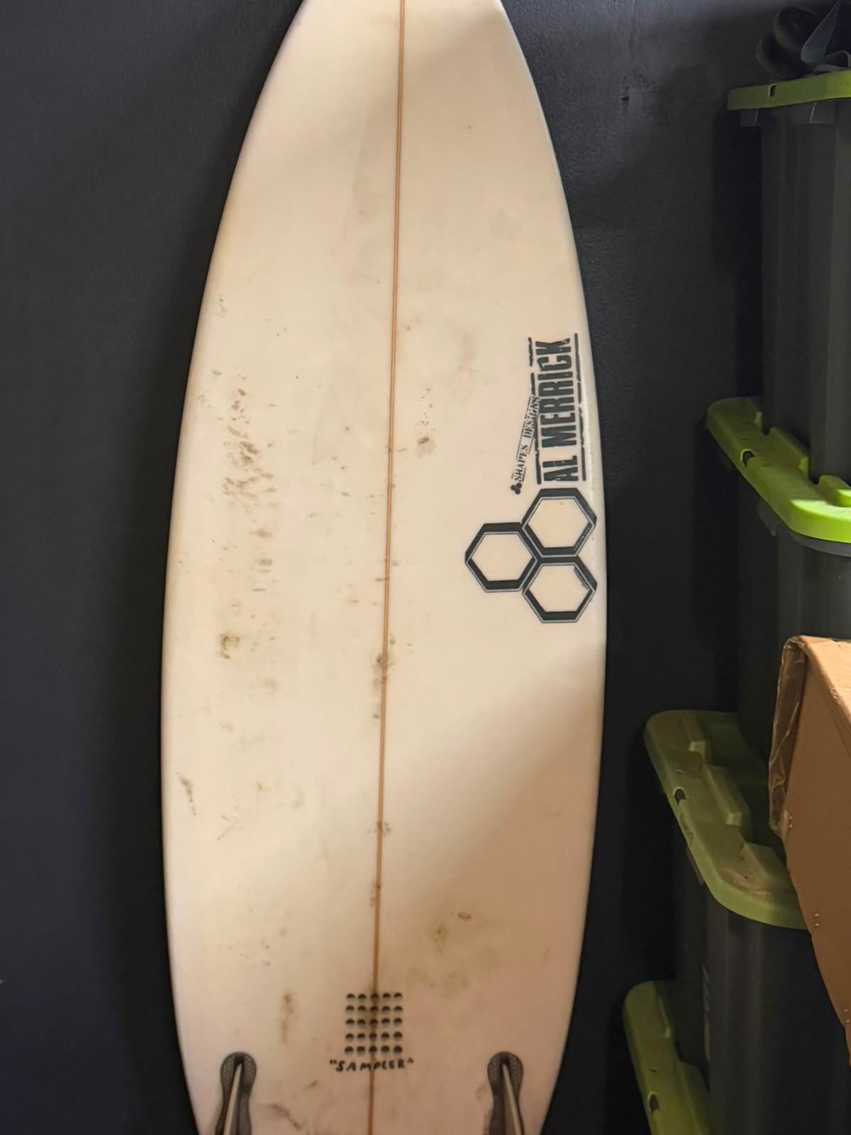 Channel Islands Al Merrick The Sampler Surfboard 143cm White - Image 2
