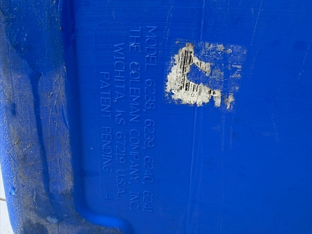 Coleman Portable Wheeled Cooler Blue and White - Image 3