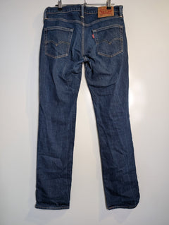 Levi's 511 Slim Fit Jeans Blue Denim Men's W32 L32 - Image 3