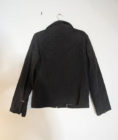 Weekend Max Mara Quilted Lightweight Zip-Up Jacket Black - Image 2