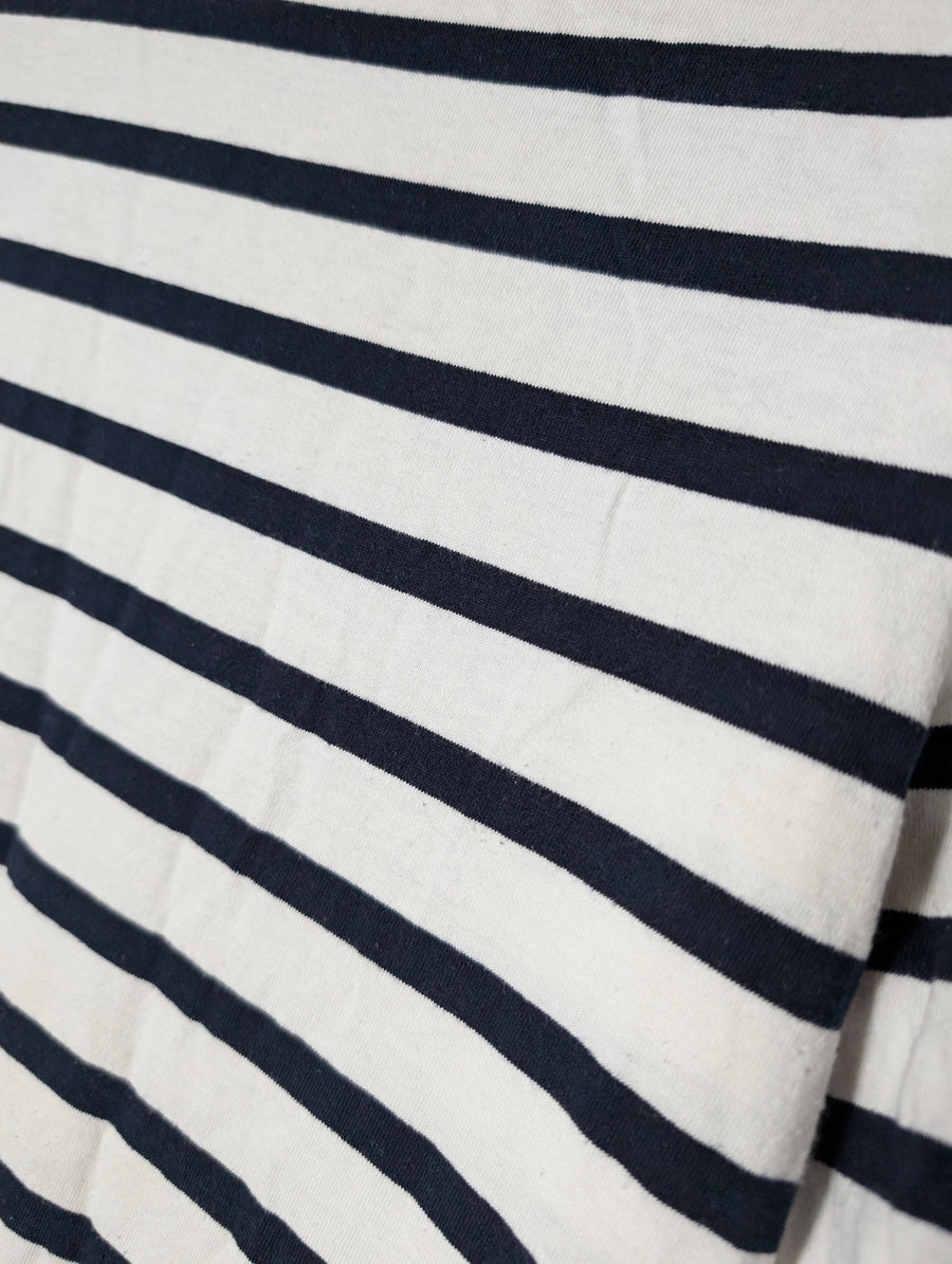 Bassike Women's Long Sleeve Striped Midi Dress Size XS - Image 2