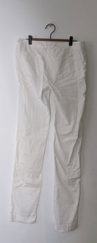 Lee Mathews White Cotton Utility Trousers - Size 2 - Image 2