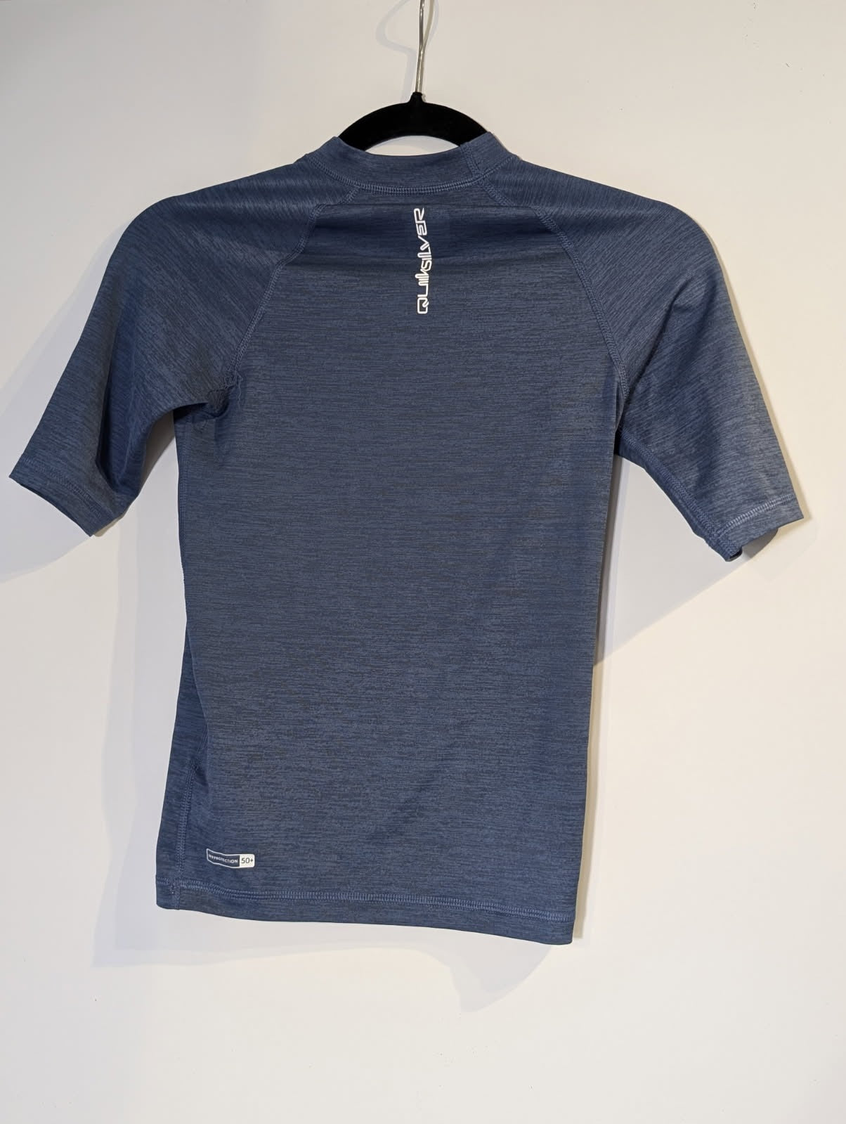 Quiksilver UPF 50+ Performance Rash Guard - Blue Athletic Shirt Size 12 - Image 2