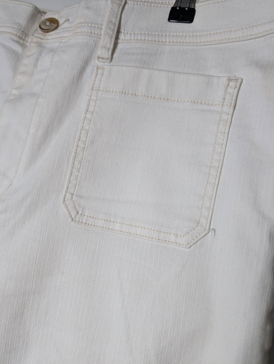 Sportscraft Nili Wide Leg Jeans White Women's Size 16 - Image 2