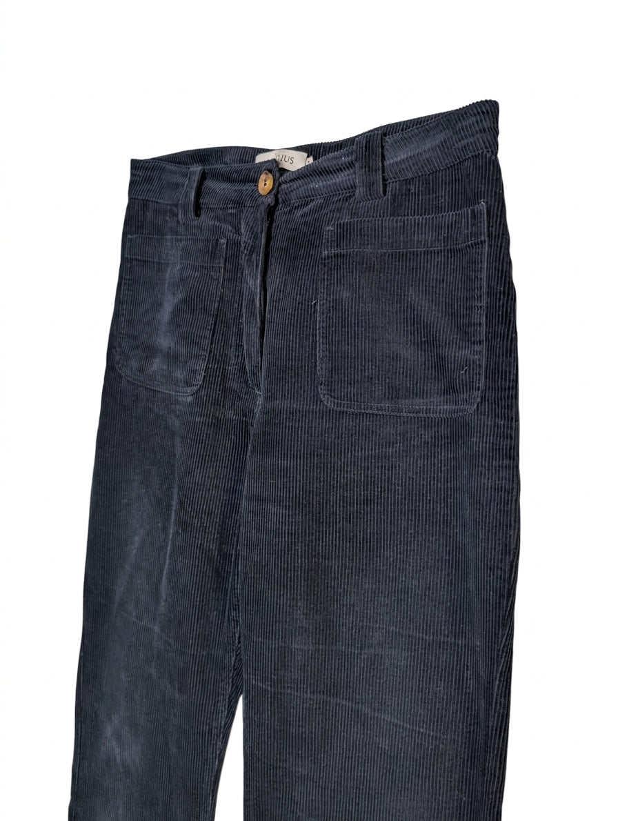 Amelius Corduroy Pants - Navy Blue Women's Size 10 - Image 2