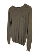 Antony Morato Men's Long Sleeve Crew Neck Pocket Sweater - Olive Green Size S - Image 1