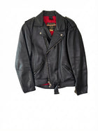 Stagg Melbourne Vintage Leather Biker Jacket Black Men's Size 5 - Image 1