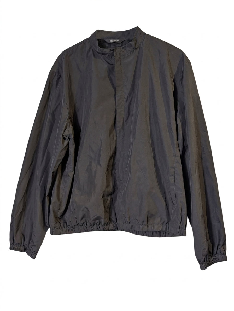 DKNY Women's Lightweight Windbreaker Jacket Black Large - Image 1