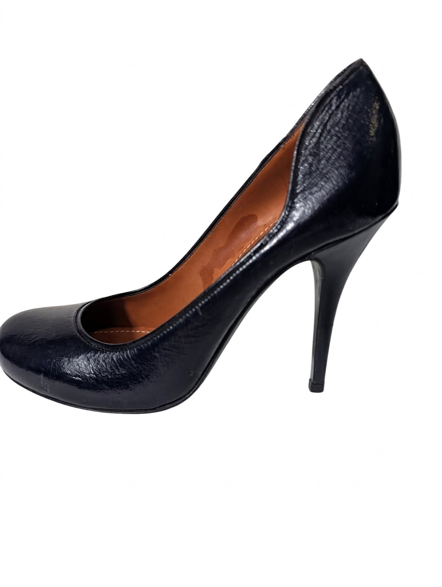 Lanvin Paris Black Leather Pumps - Women's EU 38 - Image 1