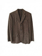 Chotirmall Men's Wool Blazer Brown Houndstooth - Image 1