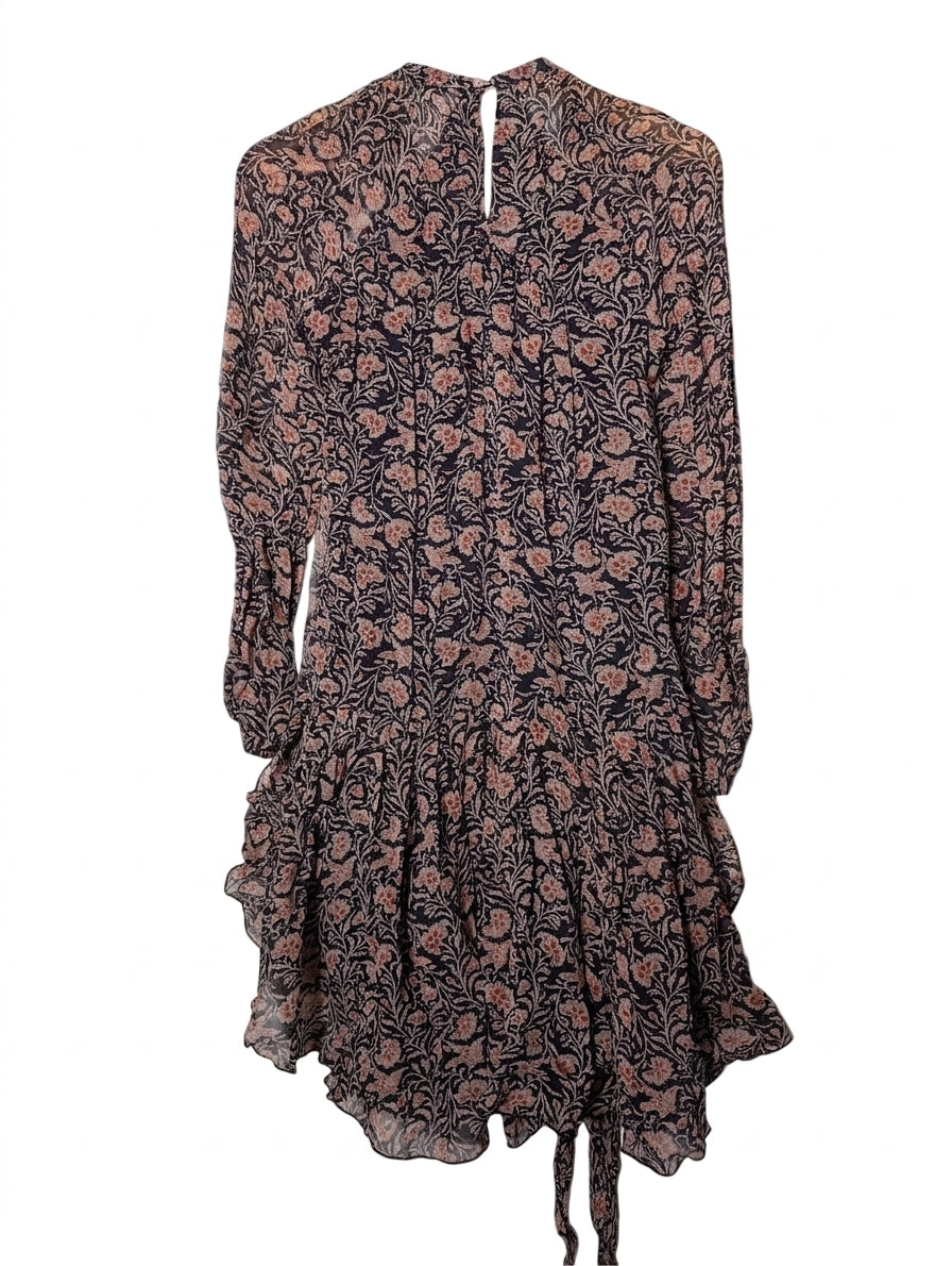 Isabel Marant Etoile Floral Tiered Mini Dress - Size 36 - Image 1