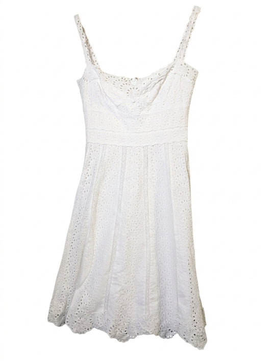 Collette Dinnigan White Eyelet Cotton Sundress - Limited Edition - Image 1