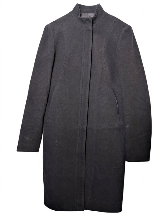 Saba Melbourne Wool Cashmere Blend Stand Collar Coat - Black Size 10 - Image 1
