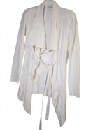 Scanlan Theodore Crepe Knit Waterfall Jacket Cream - Image 1