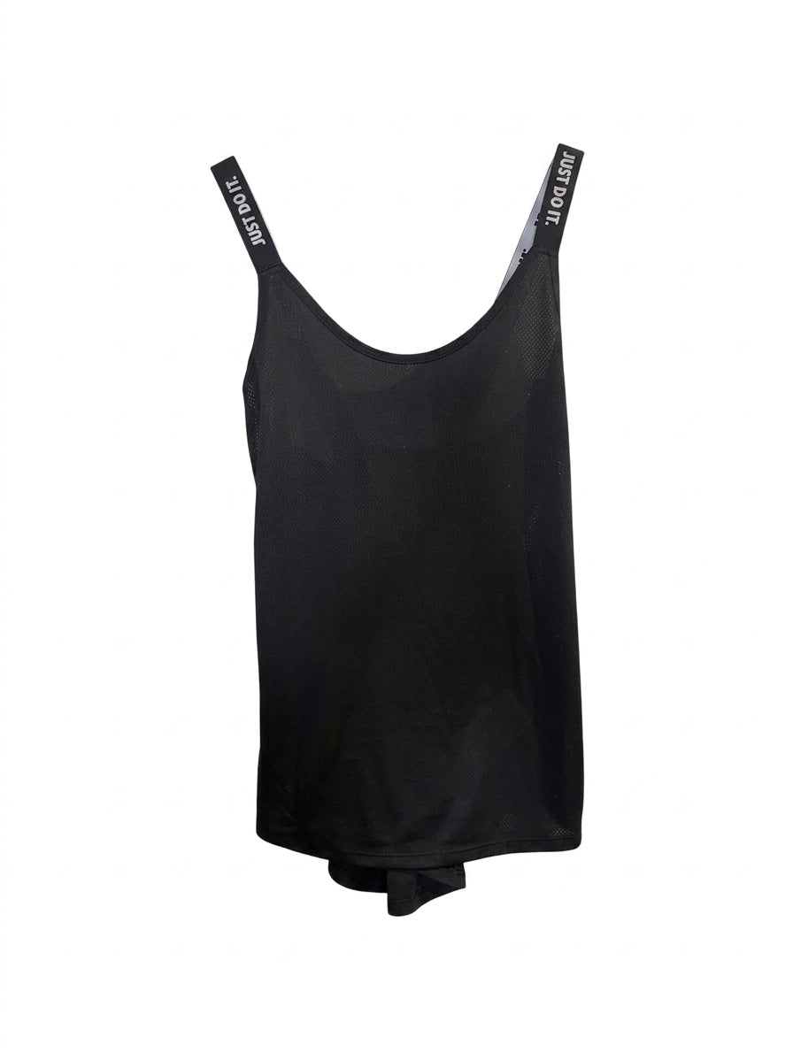 Nike Women's Just Do It Logo Strap Tank Top - Black Size M - Image 1