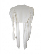 ATOIR The Barbados Top White Puff Sleeve Tie-Front Blouse AU 8 - Image 2