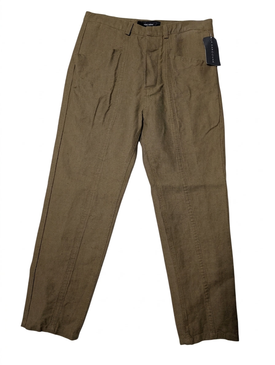 Isabel Marant Utah Trousers - Bronze Linen Blend Size 36 - Image 1