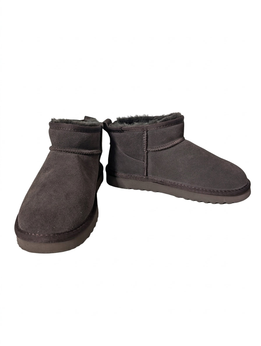 UGG Classic Ultra Mini Boots - Dark Brown Suede - Image 1