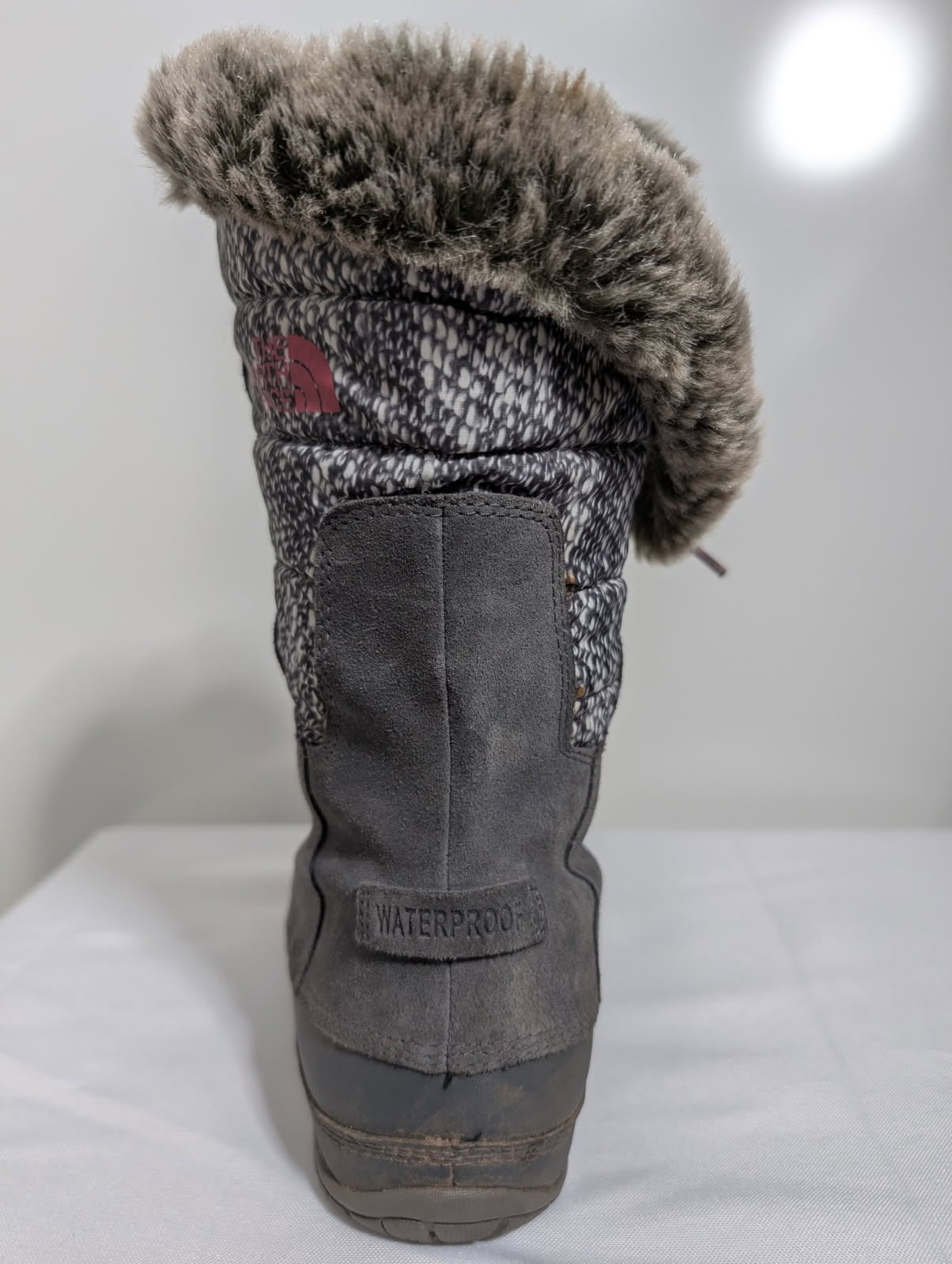 The North Face Nuptse Purna II Winter Boots Women's US 7 Grey - Image 4