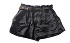Bassike Women's Linen Shorts Dark Grey Size 2 - Image 1